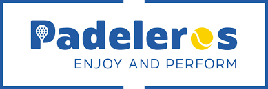 Logo von Padeleros mit dem Slogan "Enjoy and Perform".